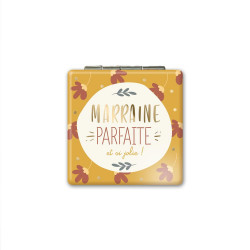 Miroir De Poche Personnalisée Marraine Parfaite