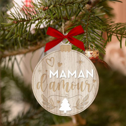 Boule de Noël en Bois...