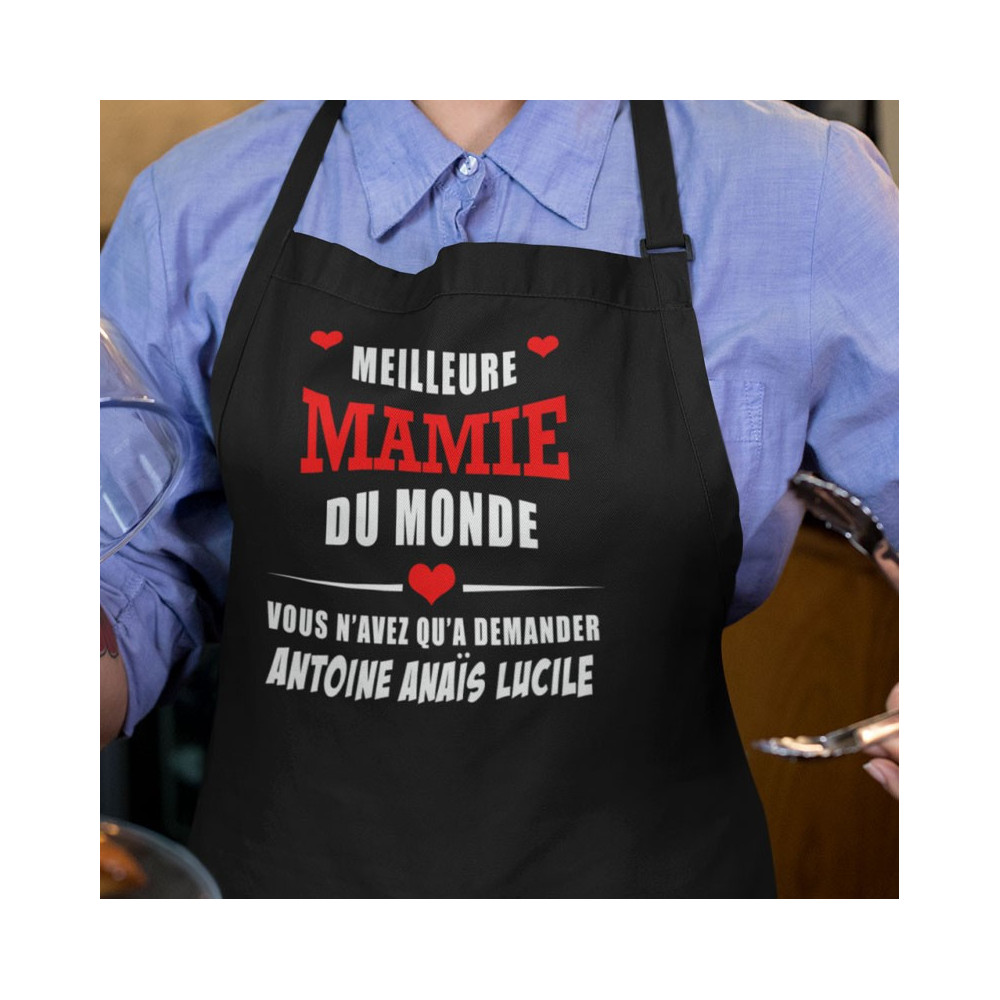 Tablier de cuisine Meilleure mamie du monde