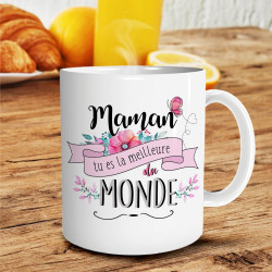 Mug personnalisé Maman, tu...
