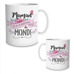 Mug personnalisé Maman, tu es la meilleure du monde