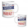 Mug personnalisé Mon Papounet presque parfait !
