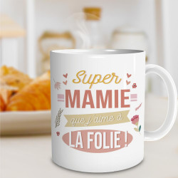 Mug personnalisé Super Mamie