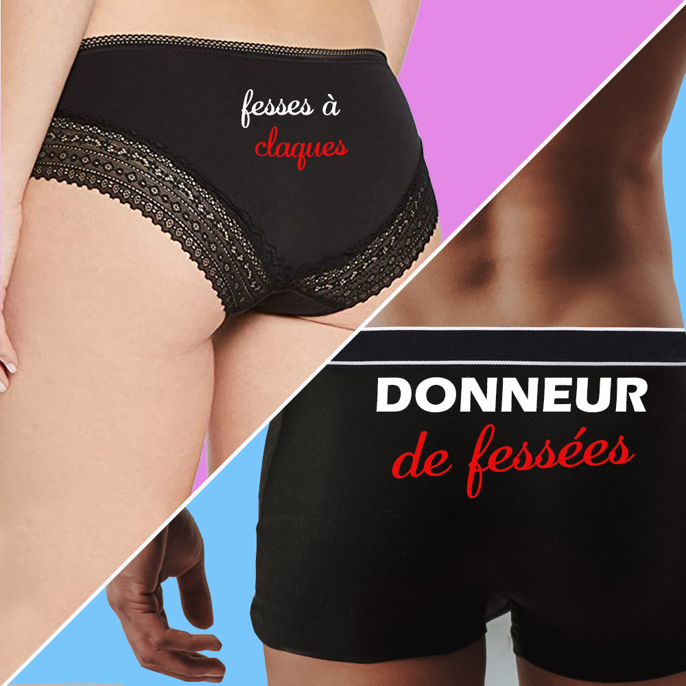Duo Boxer & Culotte Fessée