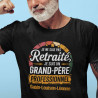 T-shirt Papy Personnalisé – "Je Ne Suis Pas Retraité …" avec Prénoms