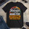 T-shirt Papy Personnalisé – "Je Ne Suis Pas Retraité …" avec Prénoms