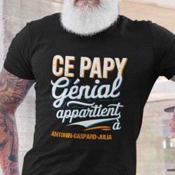 T-shirt Papy Personnalisé -...