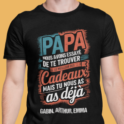 T-shirt personnalisé Papa...