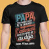 T-shirt personnalisé Papa meilleur des cadeaux