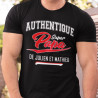 T-shirt personnalisé "Authentique super papa" – Cadeau unique pour papa