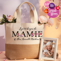 Sac toile jute personnalisé...