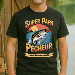 T-shirt personnalisé Papa...