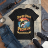 T-shirt personnalisé Papa pêcheur