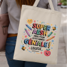 Tote bag personnalisé Super AESH